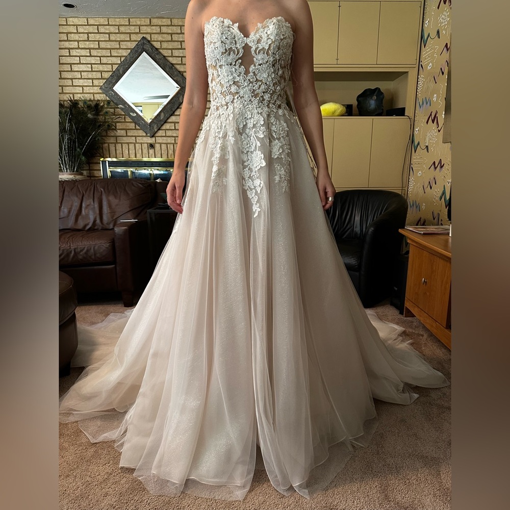 Strapless A-Line Morilee Wedding Dress